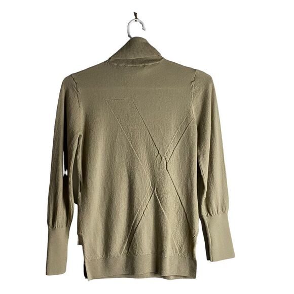 Armani Exchange Women’s Soft Tan Turtleneck Sweater - Picture 6 of 9